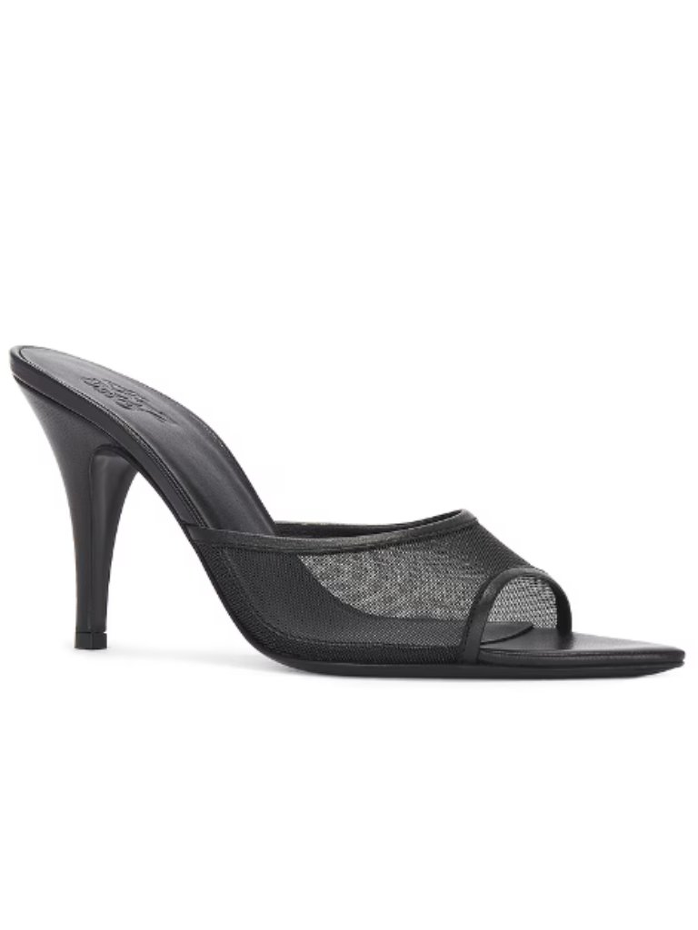 Gia Borghini Honorine Mule In Black Size 39